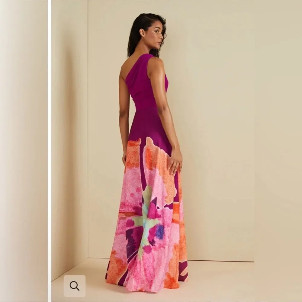 AMUR Atlas One Shoulder Gown